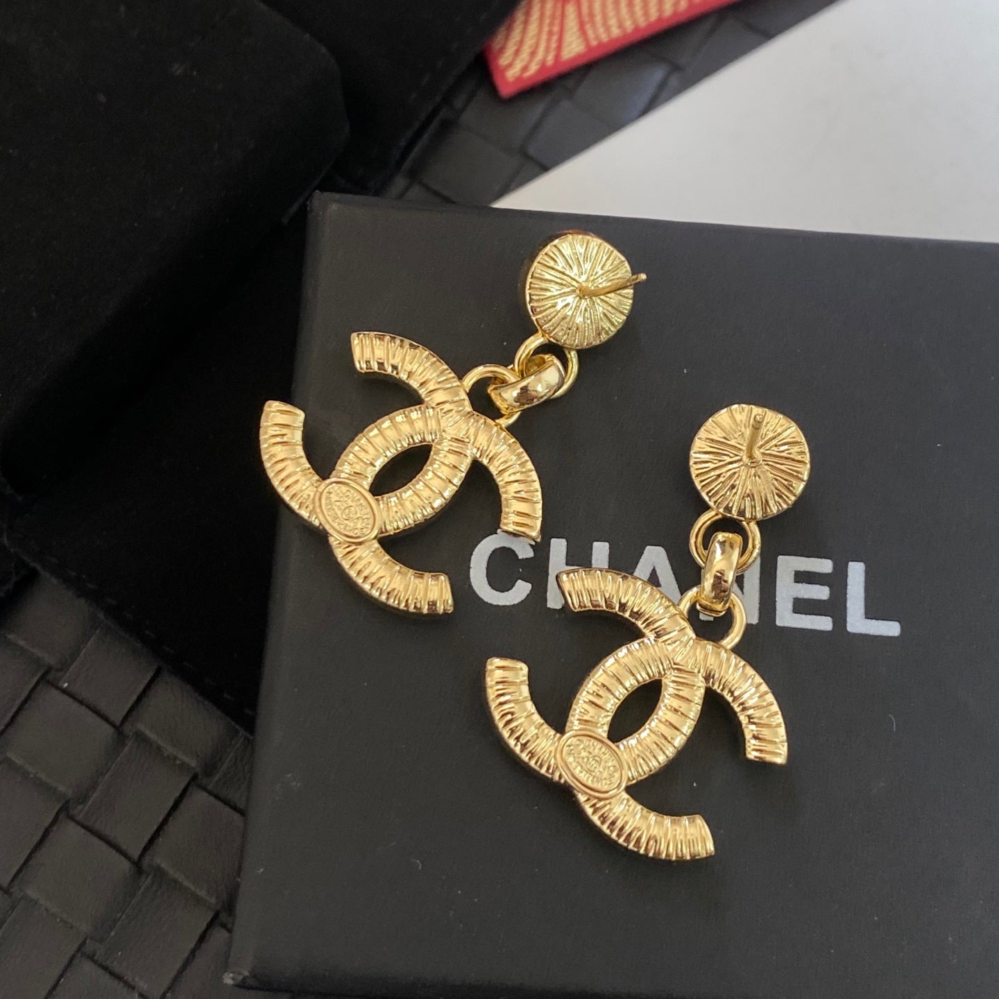 Elegant Pearl Letter Earrings