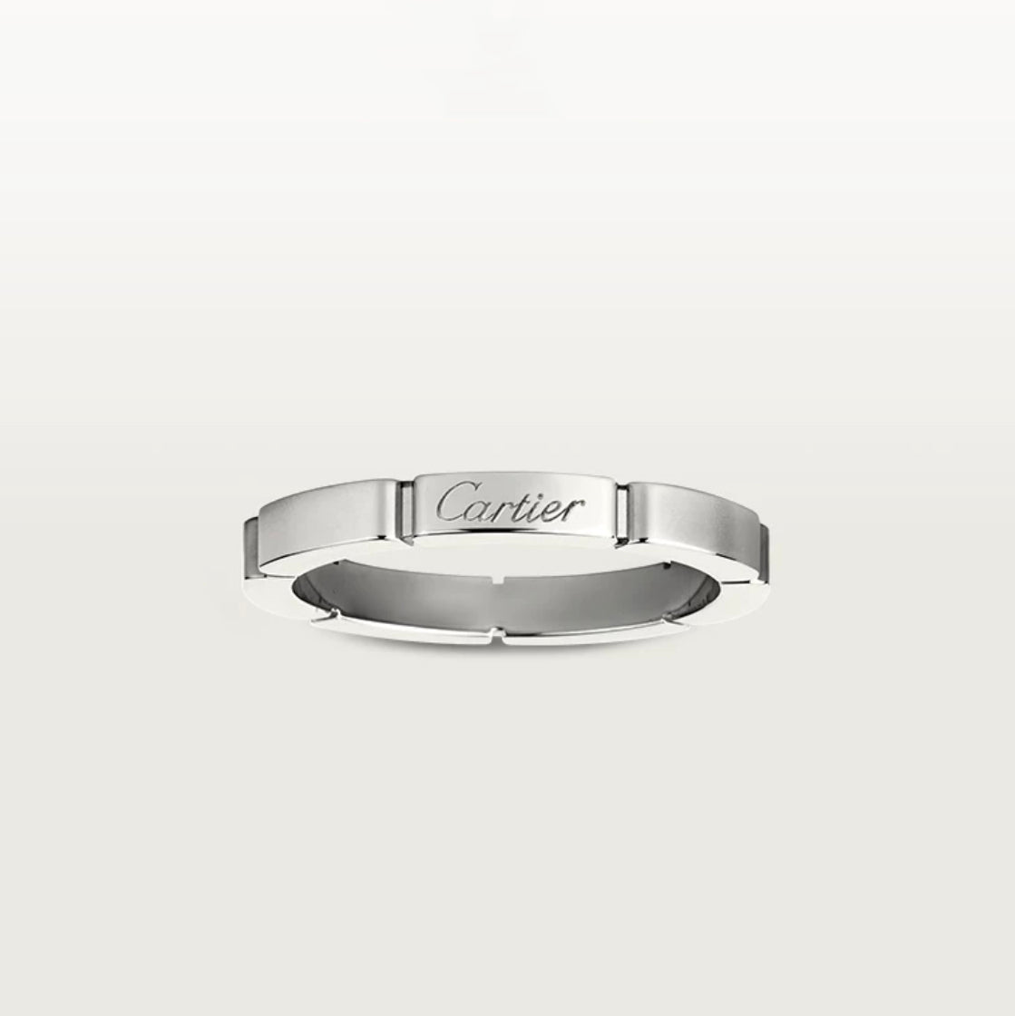 Classic wedding band ring