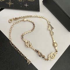 Diamond charm necklace