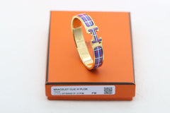 Checkered Enamel Bracelet