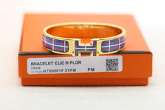 Checkered Enamel Bracelet