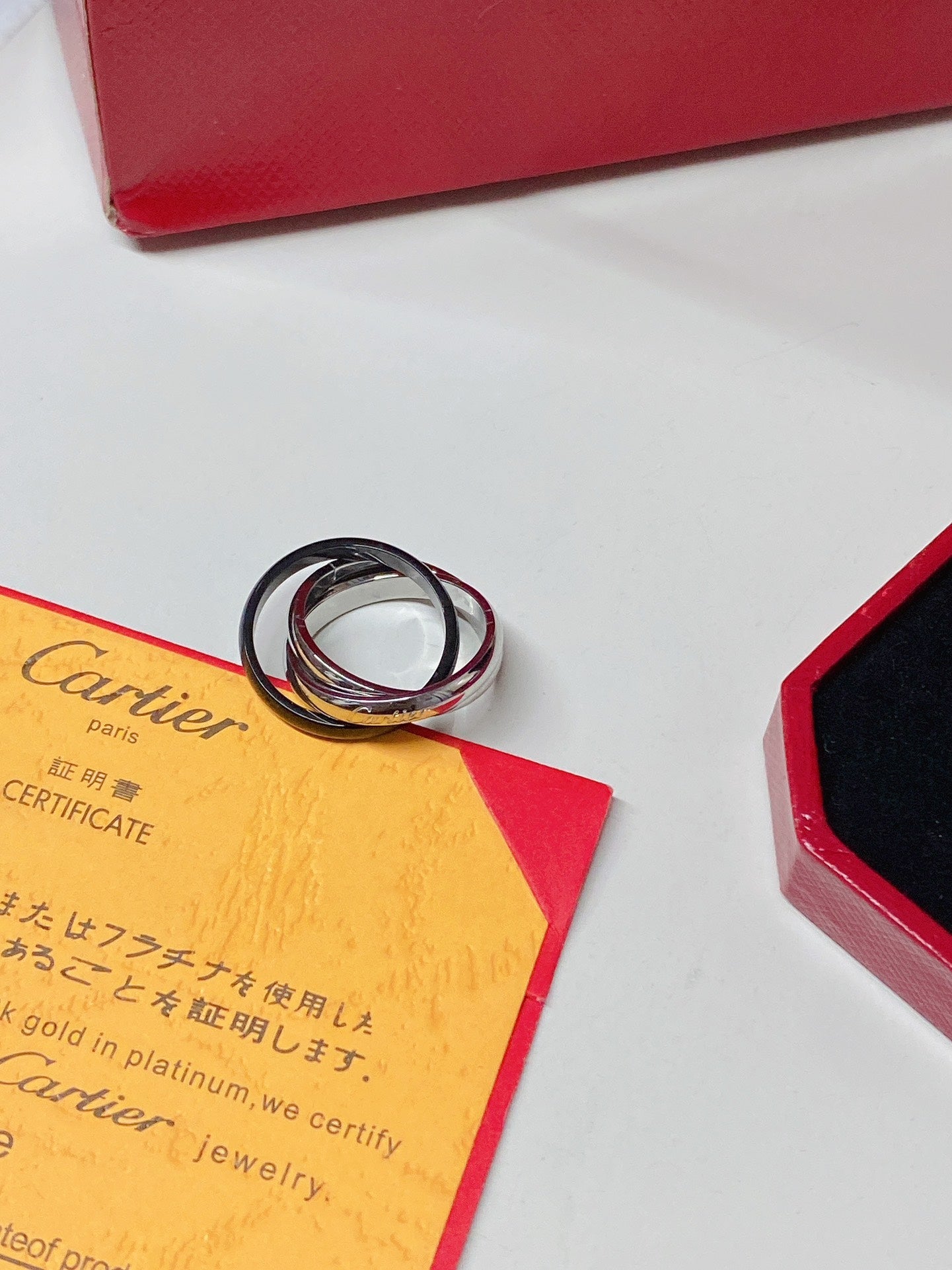 3 color circle ring