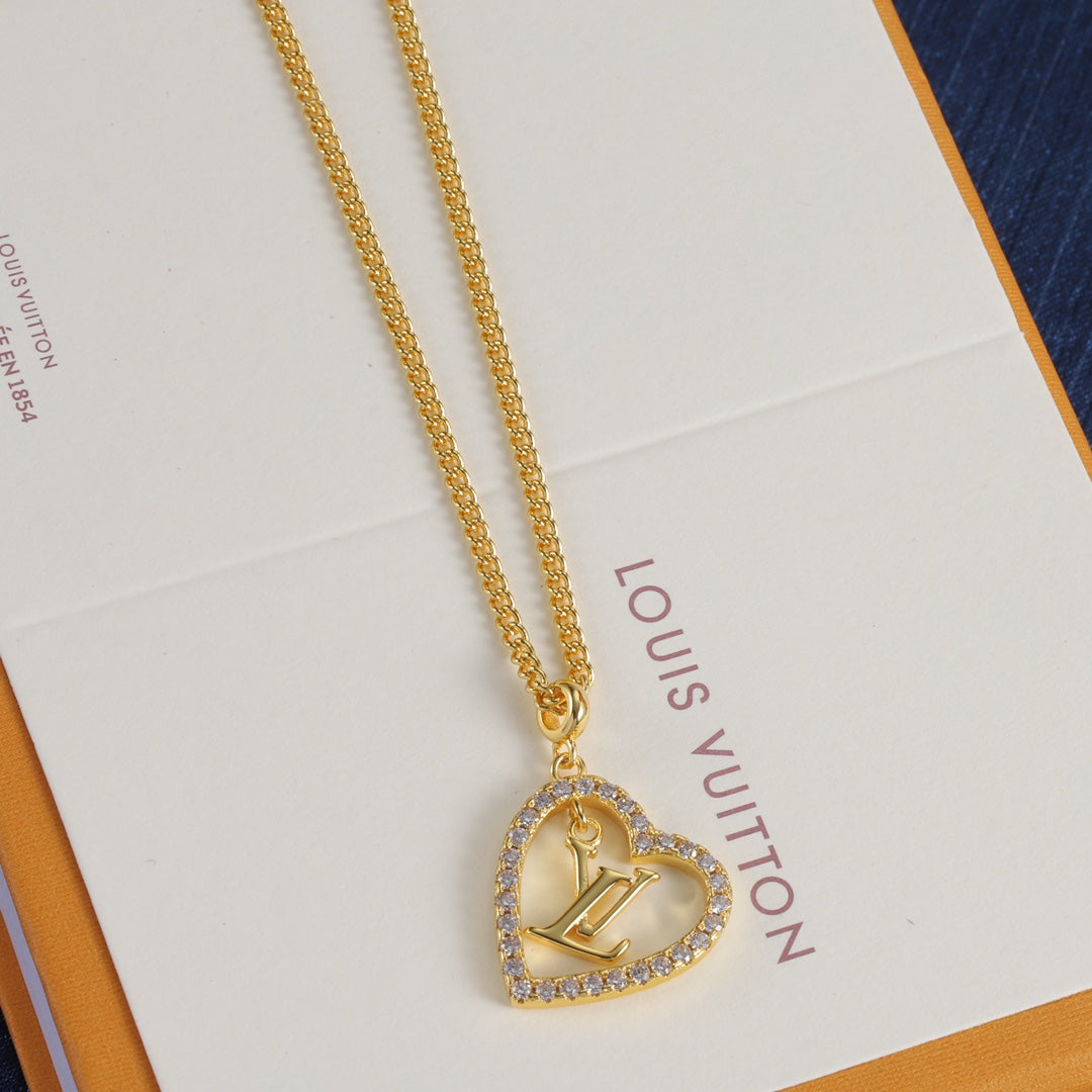 Heart Diamond Pendant Necklace