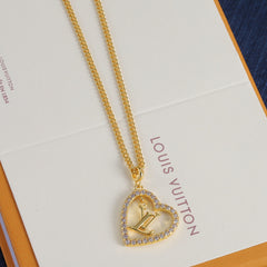 Heart Diamond Pendant Necklace
