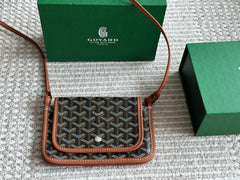 Vintage leather unisex envelope bag