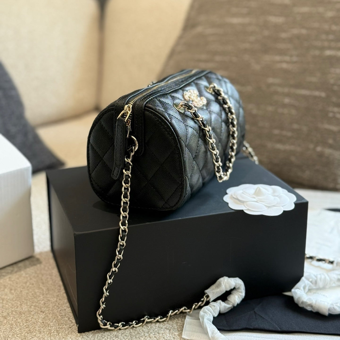 Love Diamond Mini Bowling Bag