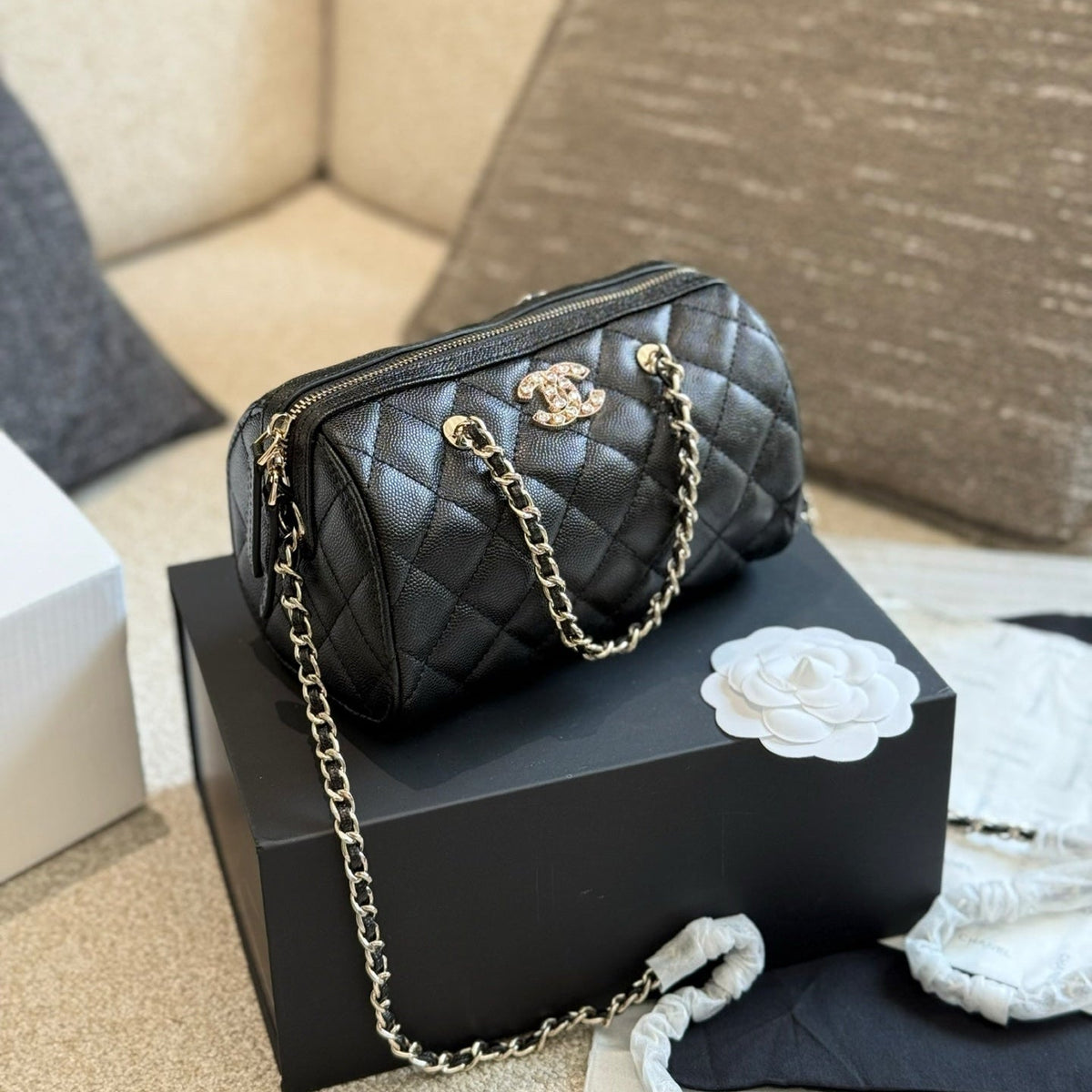 Love Diamond Mini Bowling Bag