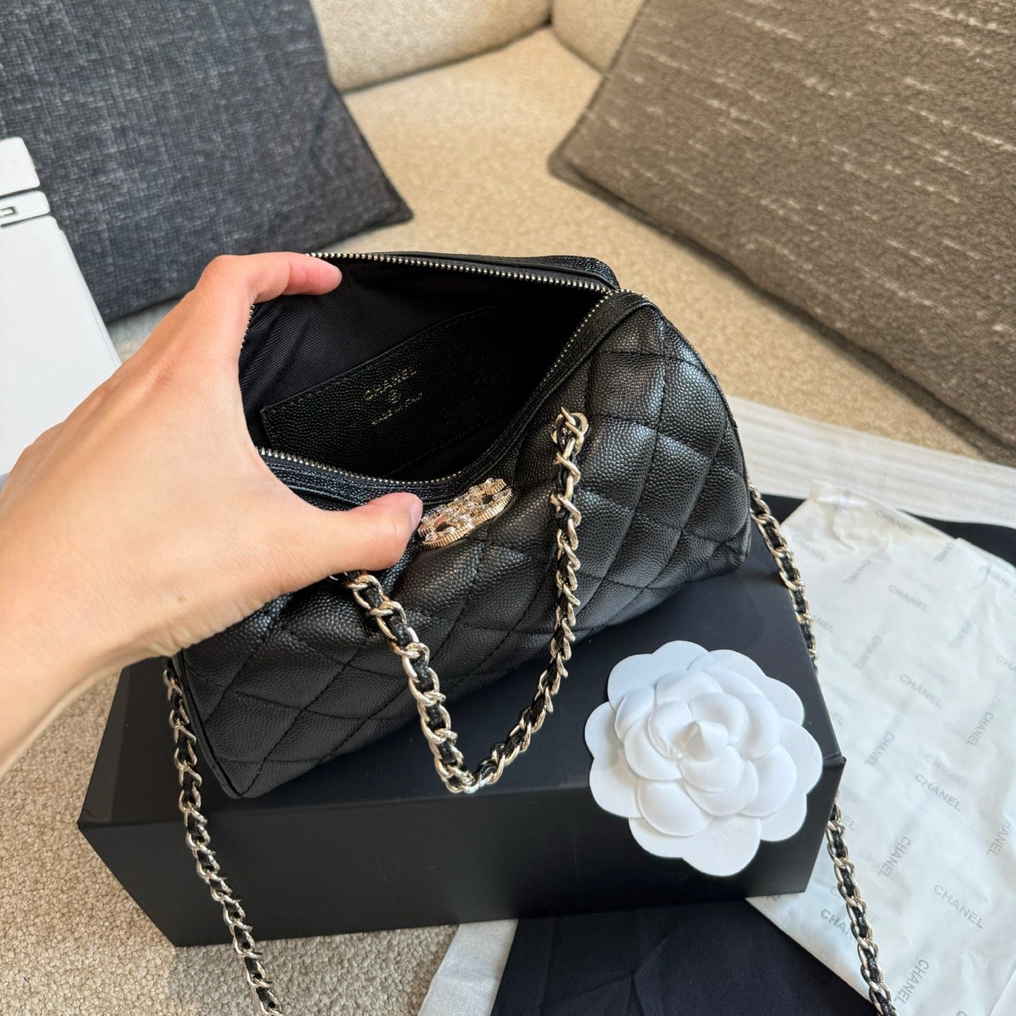 Love Diamond Mini Bowling Bag