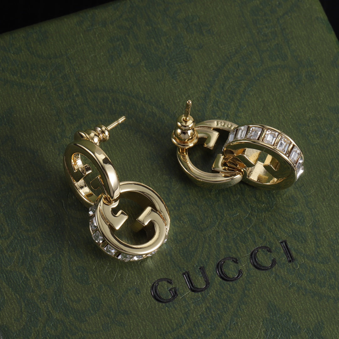 Versatile Crystal-trimmed Earrings
