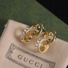Versatile Crystal-trimmed Earrings