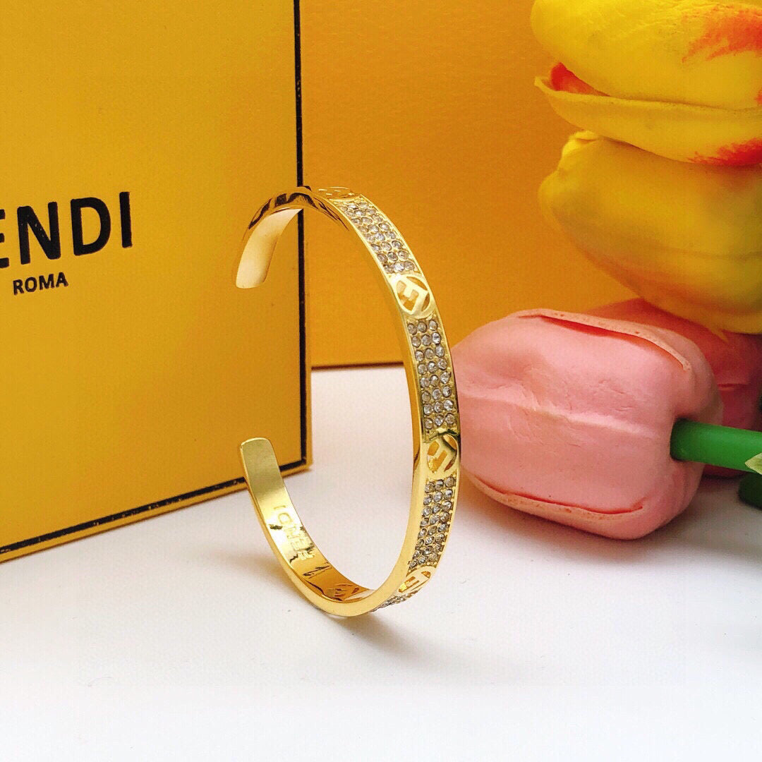 Diamond Open Bracelet