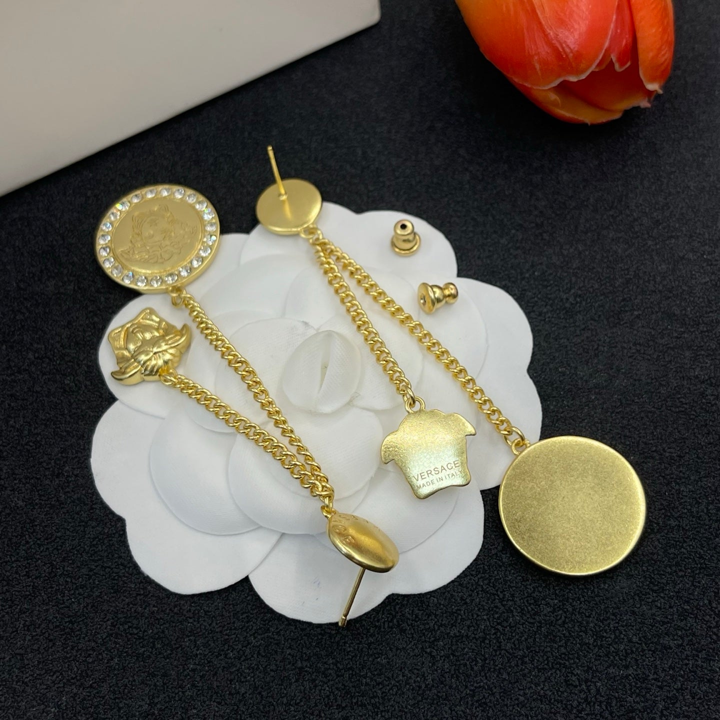 Avatar Chain Tassel Earrings