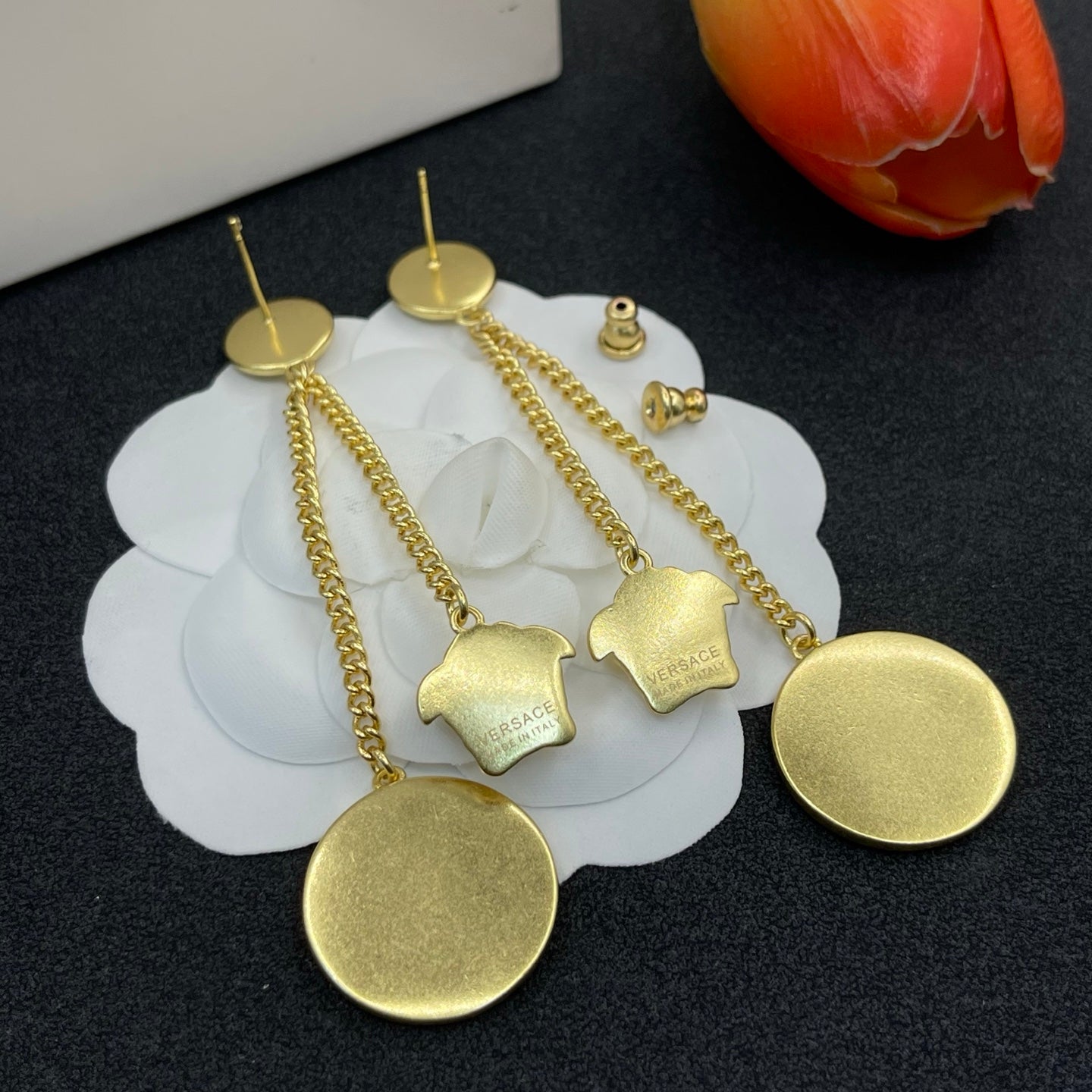 Avatar Chain Tassel Earrings