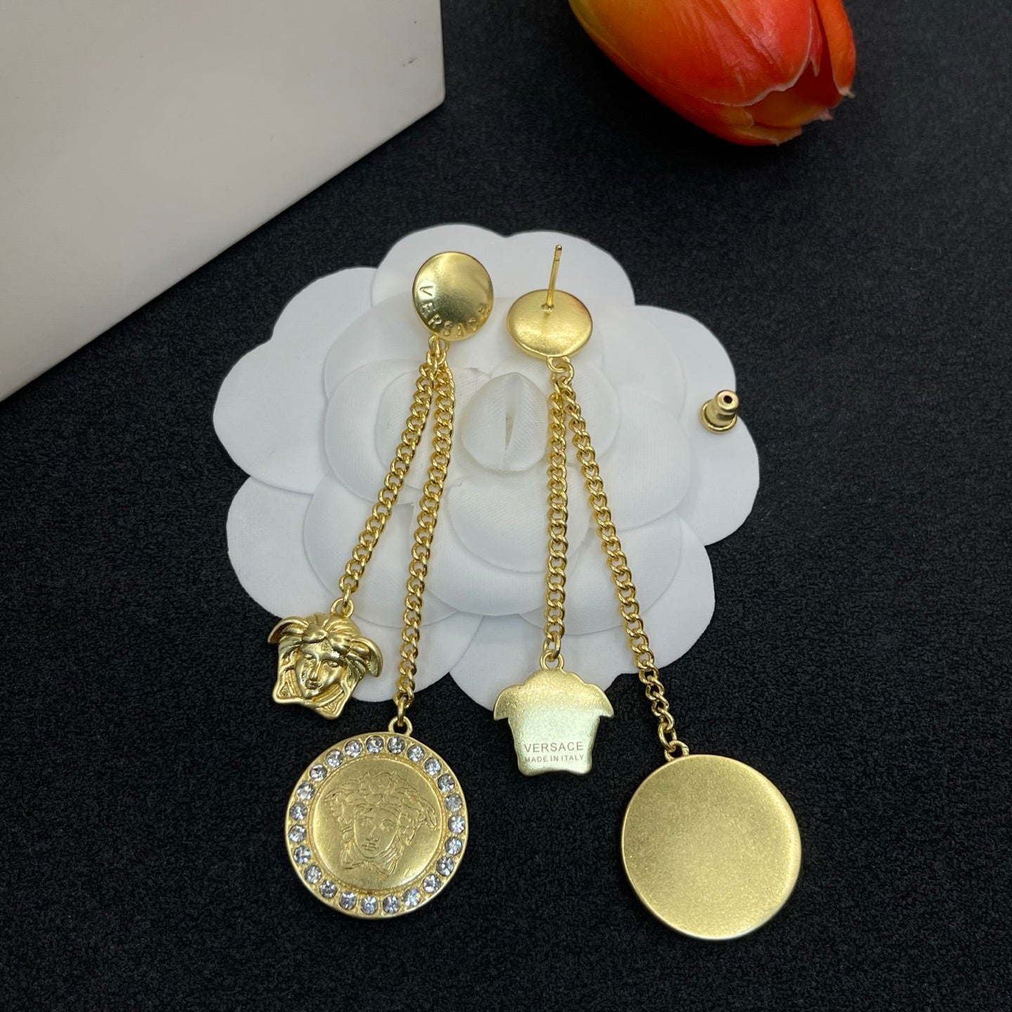 Avatar Chain Tassel Earrings