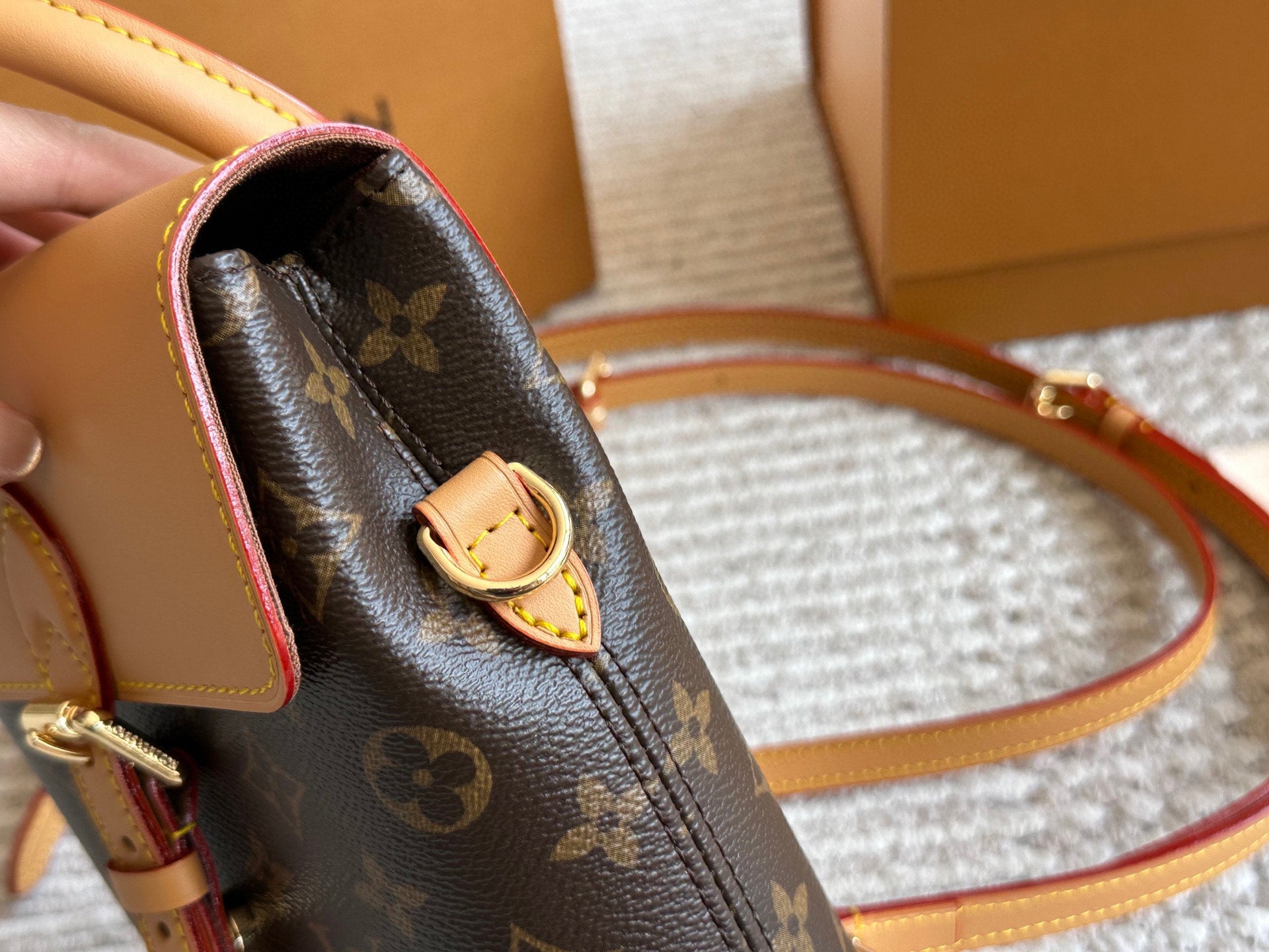Leather soho backpack
