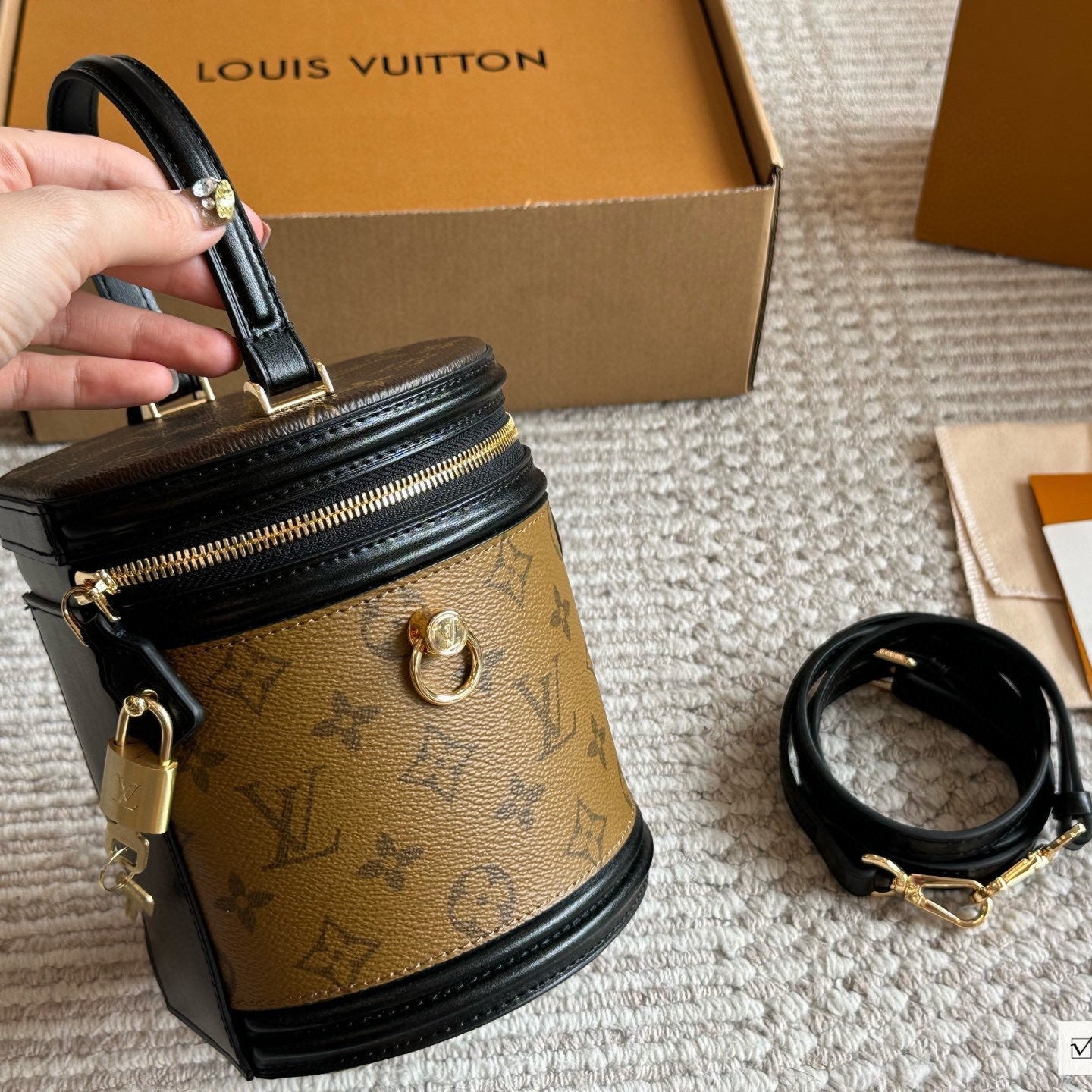 Leather Canne Bag