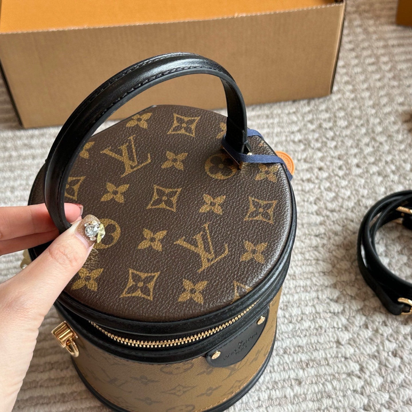 Leather Canne Bag