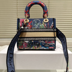 Embroidered Women's Crossbody Handbag
