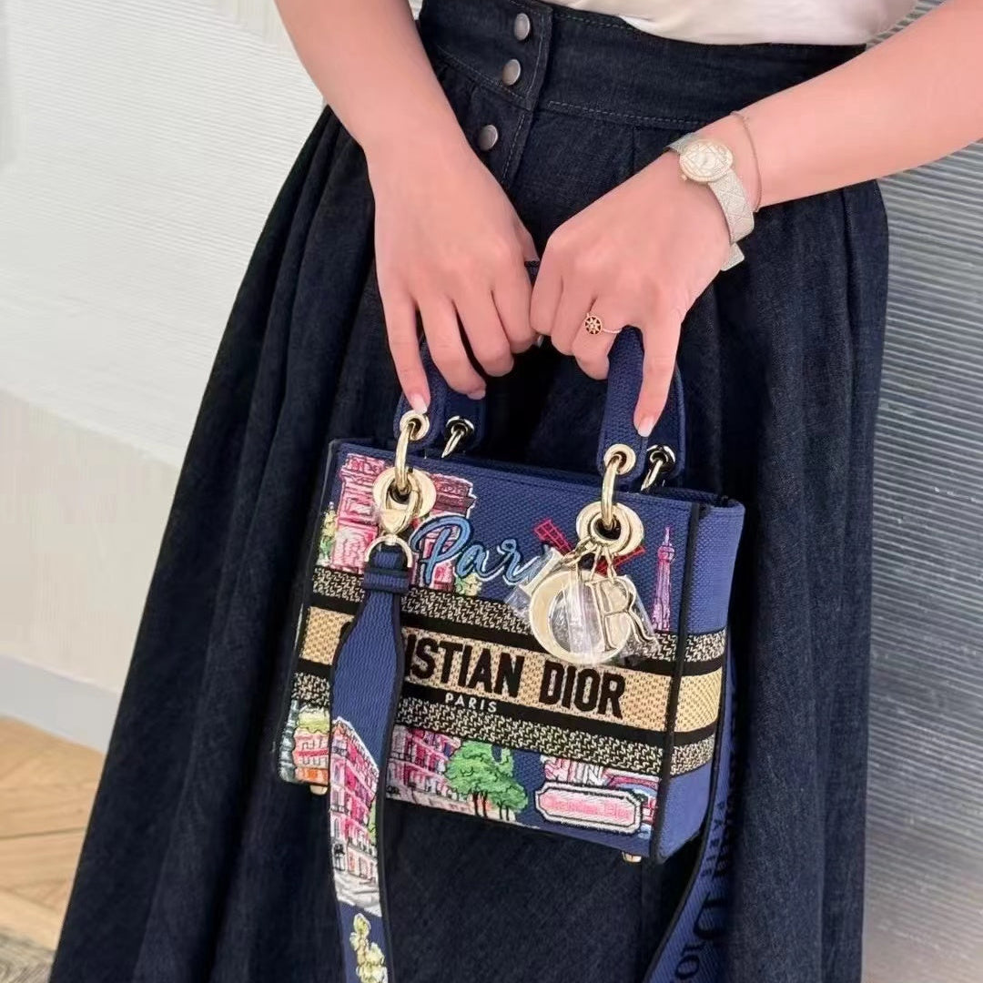 Embroidered Women's Crossbody Handbag