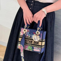 Embroidered Women's Crossbody Handbag