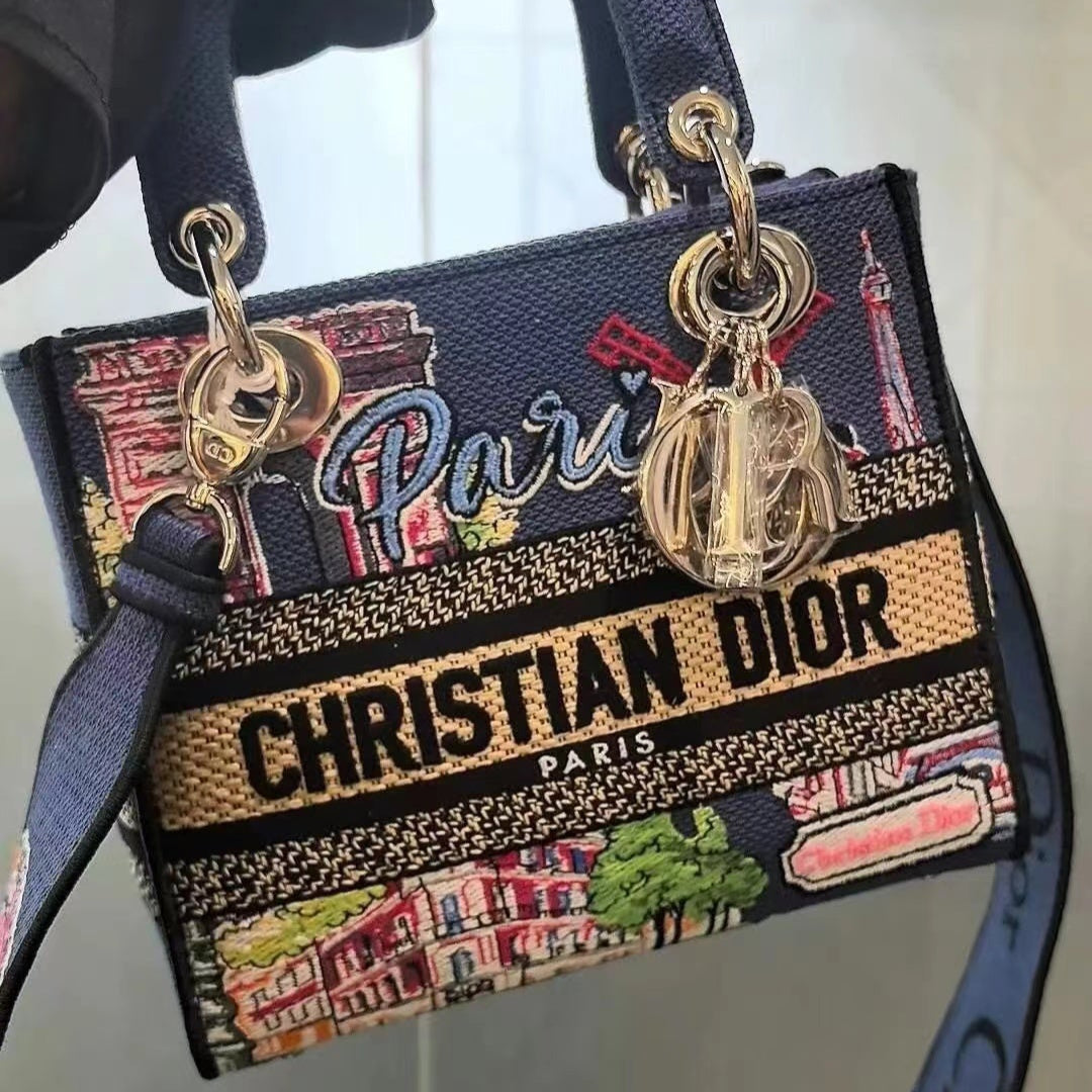 Embroidered Women's Crossbody Handbag