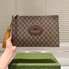 Tiger Logo Clutch Bag