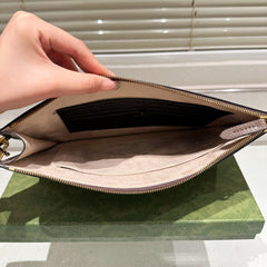 Tiger Logo Clutch Bag