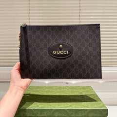 Tiger Logo Clutch Bag