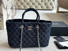 Vacation fashion denim beach bag