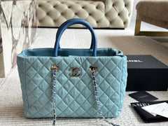 Vacation fashion denim beach bag