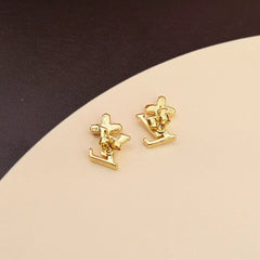 Full Diamond Four-leaf Clover Earrings