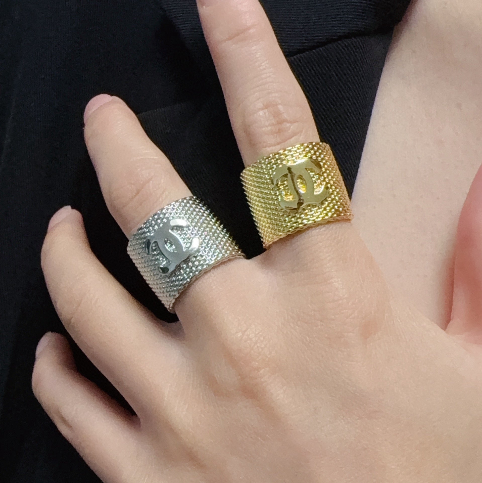 Vintage Braided Wide Ring