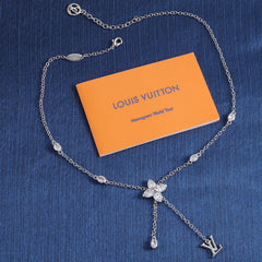 Silver rhinestone jewelry set