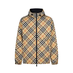 Nylon embroidered double-faced jacket