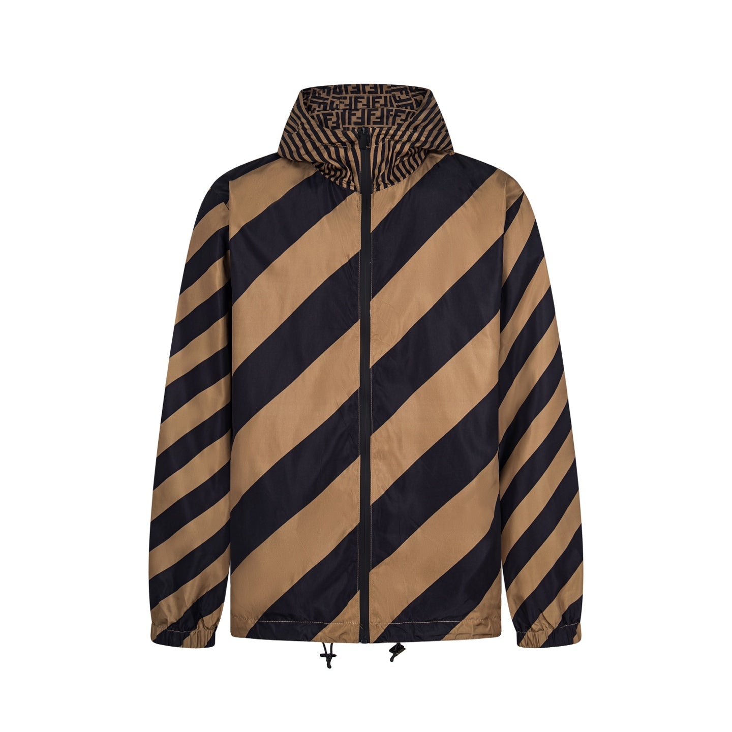 Double-faced silk jacquard jacket