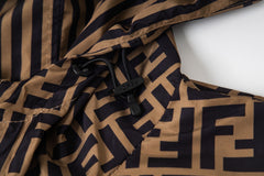 Double-faced silk jacquard jacket