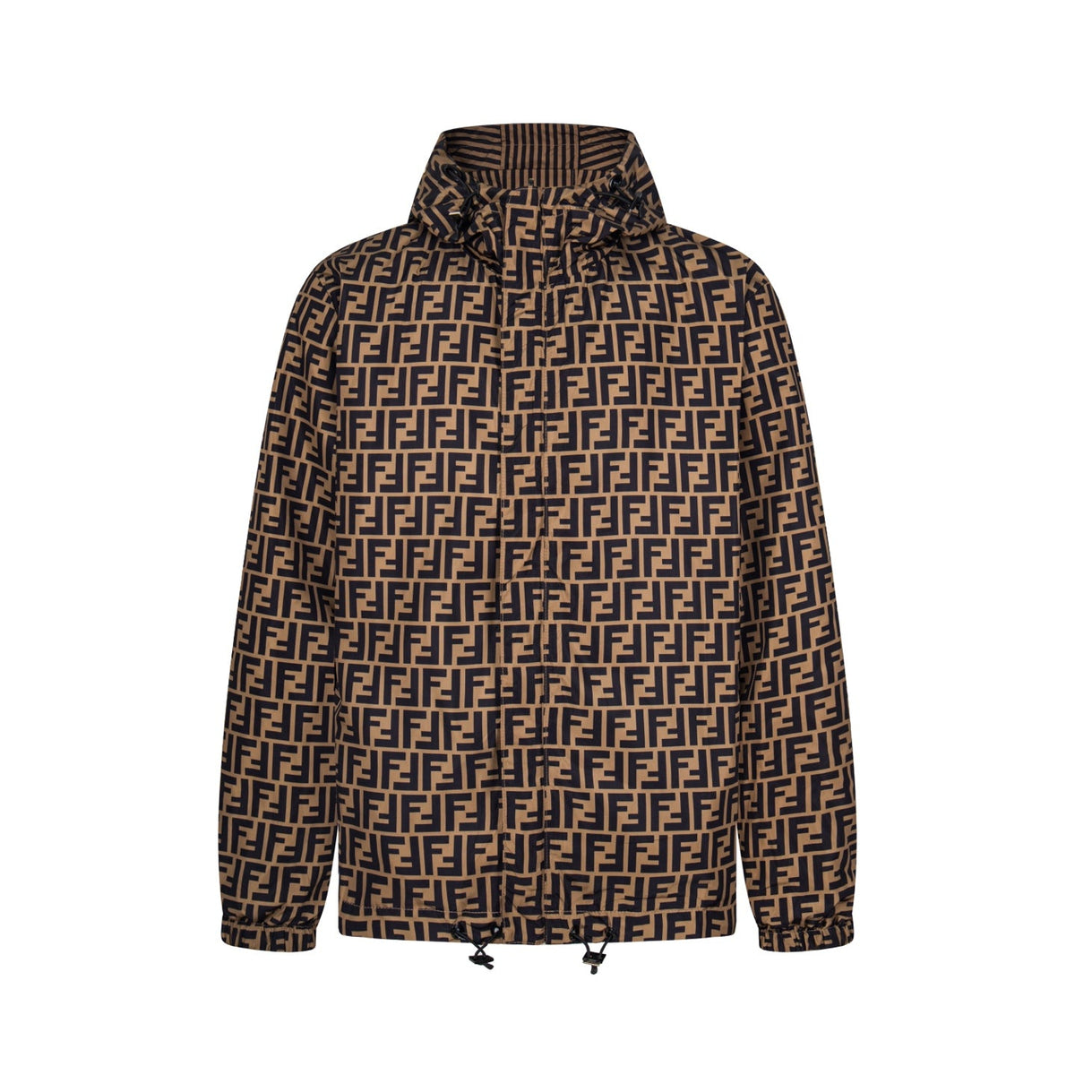 Double-faced silk jacquard jacket