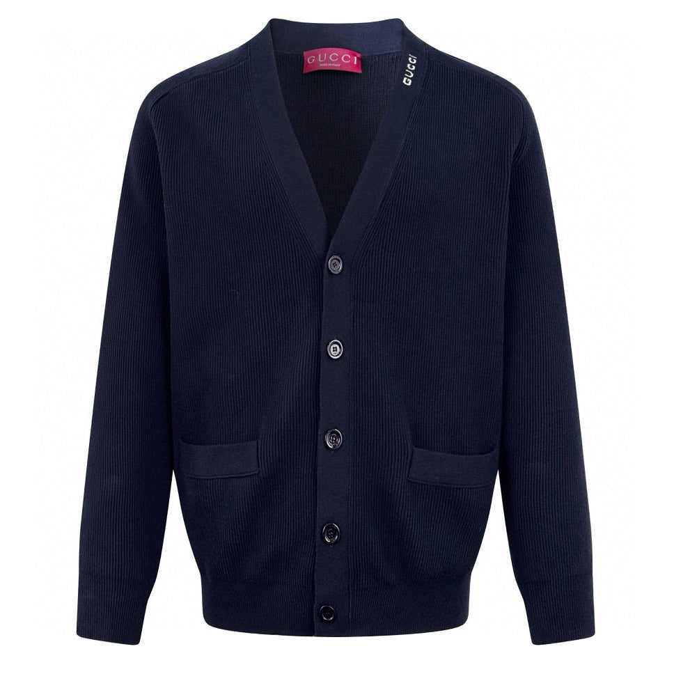 Knitted cashmere cardigan