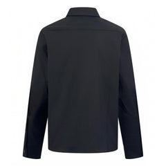 Badge zip-up cotton jacket