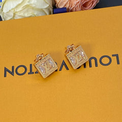 Square Diamond Earrings