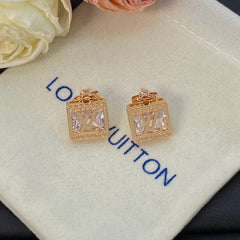 Square Diamond Earrings