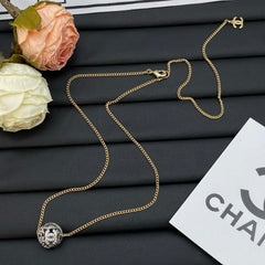 Elegant Diamond Ball Necklace