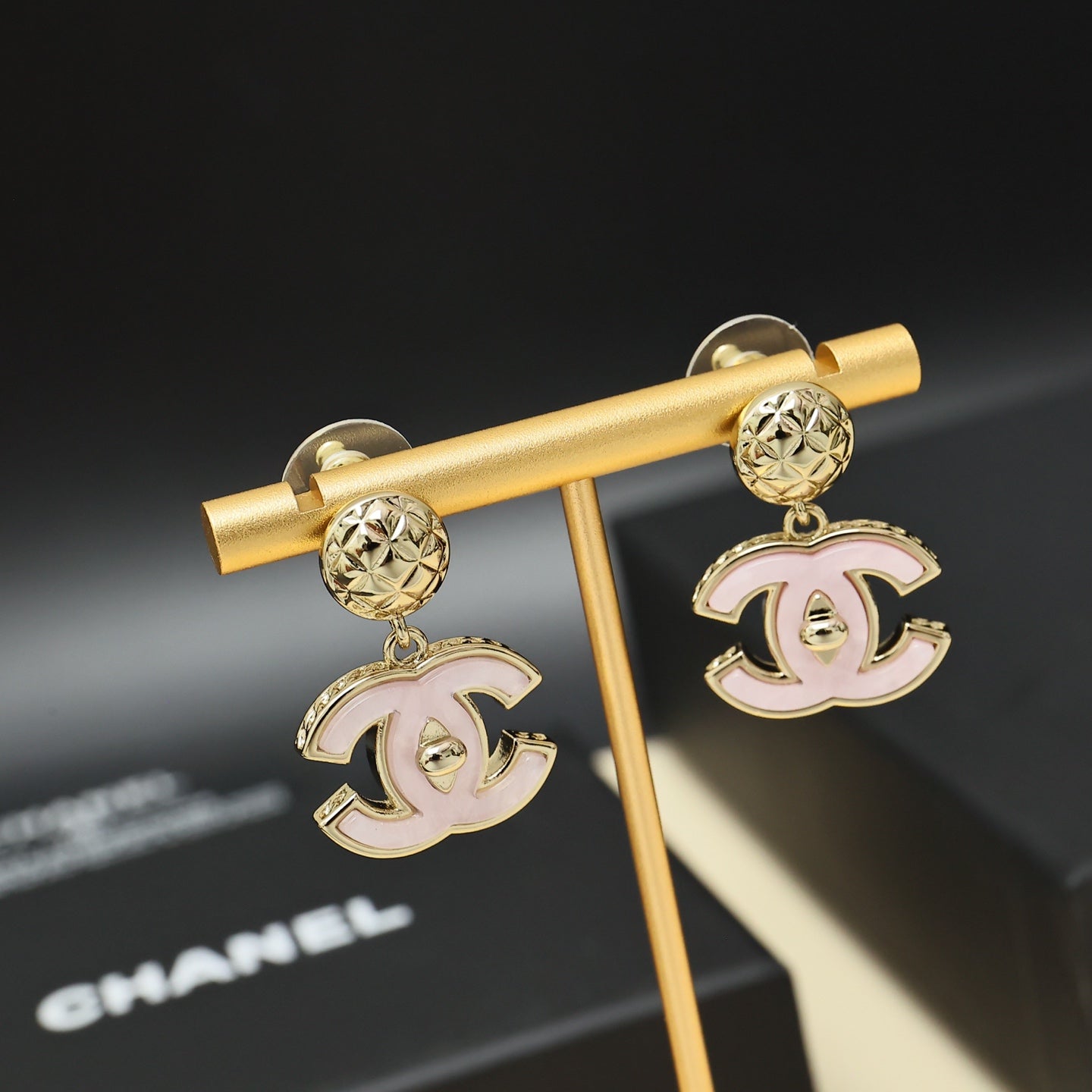 Jelly Pink Diamond Earrings