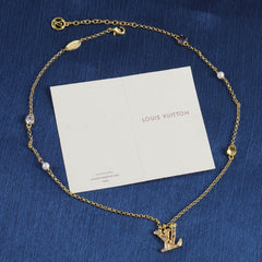 Colorful Diamond Crystal Necklace