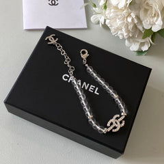 Glass Bead Bracelet and Necklace
