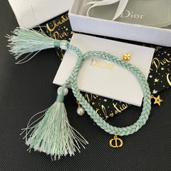 Tassels Braided Star Pendant Bracelet