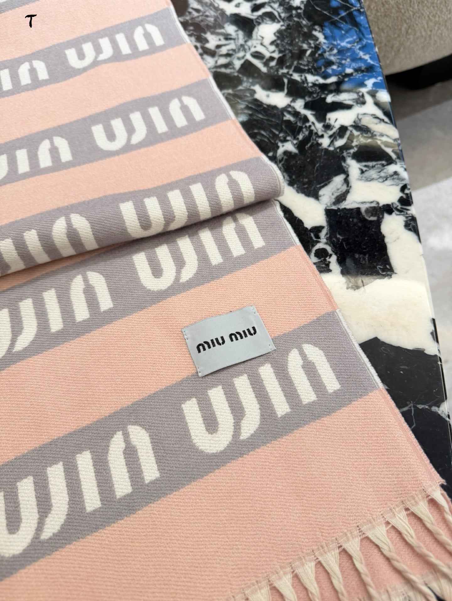 Fashion Patchwork tassel scarf