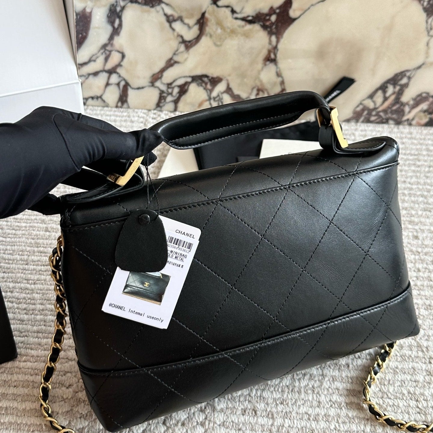 Cowhide leather crossbody bag