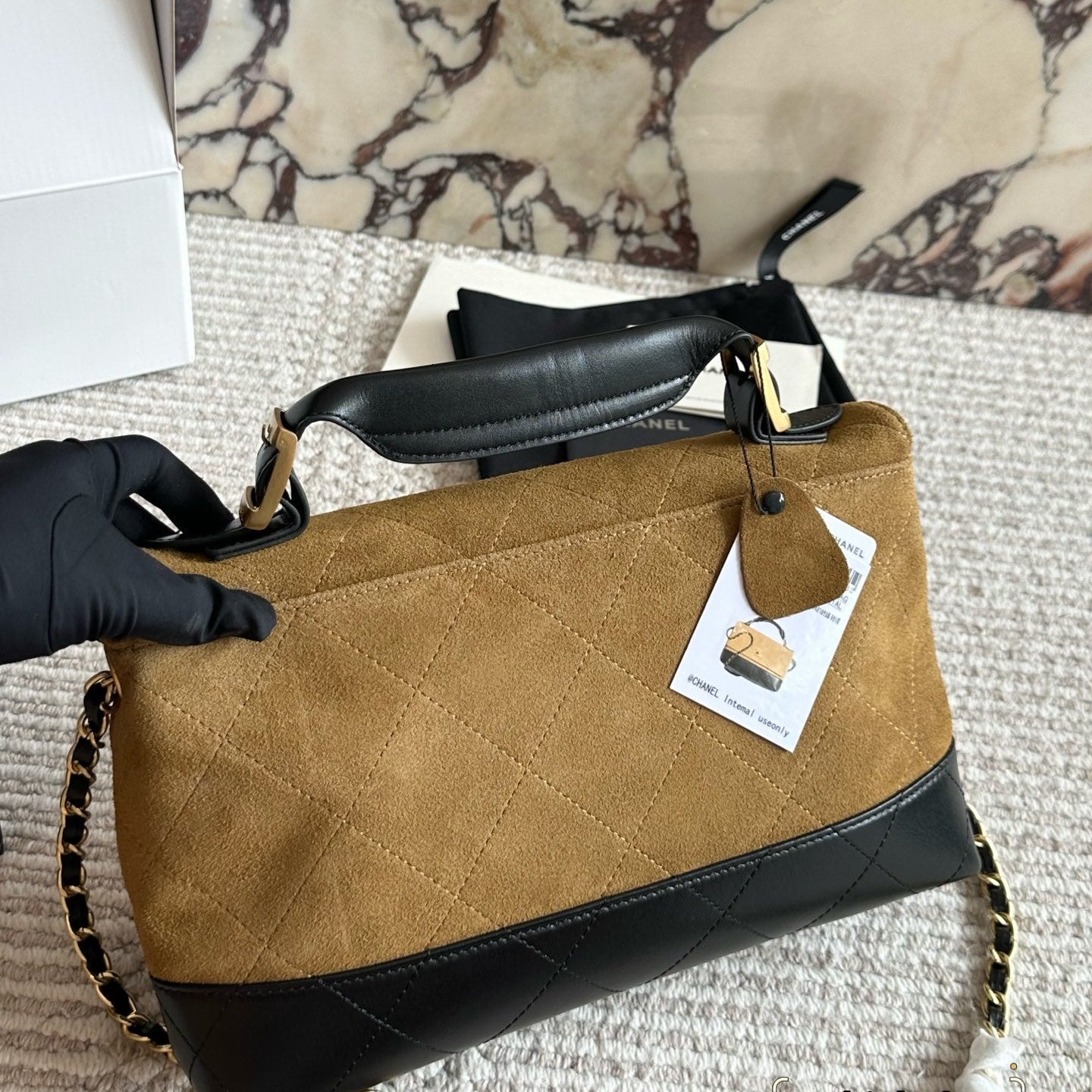 Cowhide leather crossbody bag