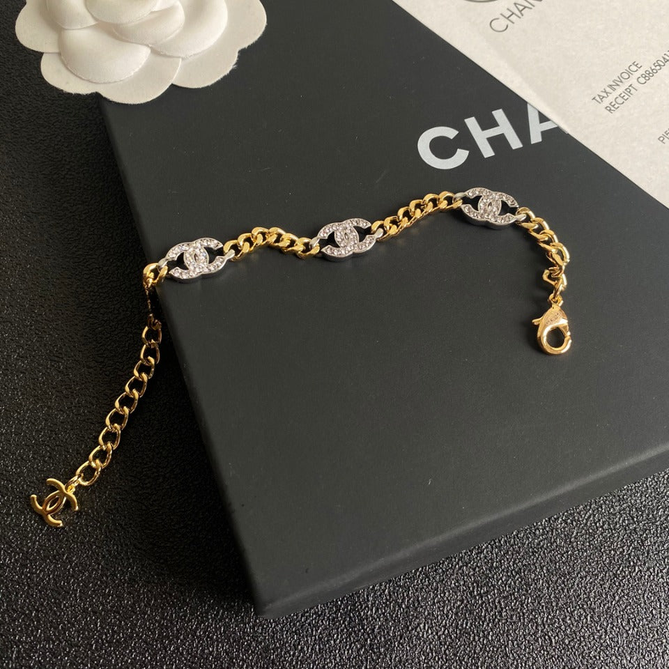 Diamond stylish elegant bracelet necklace